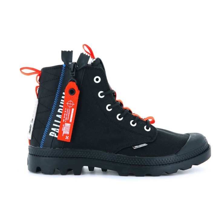 Dámské Boty Palladium Pampa Hi Ticket To Earth Černé | CZ UKP-43Y